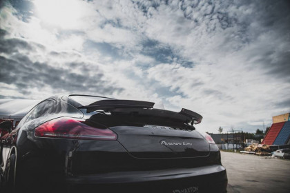 Prodloužení spoileru Porsche Panamera Turbo 970 Facelift carbon look