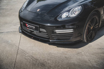 Spojler pod nárazník lipa V.2 Porsche Panamera Turbo 970 Facelift carbon look