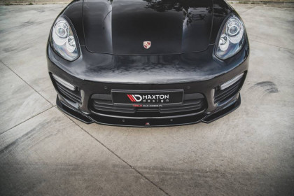 Spojler pod nárazník lipa V.2 Porsche Panamera Turbo 970 Facelift carbon look
