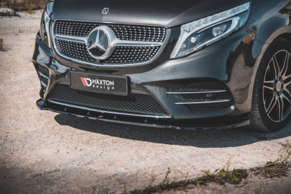 Spojler pod nárazník lipa V.2 Mercedes-Benz V-Class AMG-Line W447 Facelift carbon look