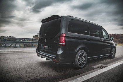 Difuzor zadního nárazníku Mercedes-Benz V-Class AMG-Line W447 Facelift černý lesklý plast