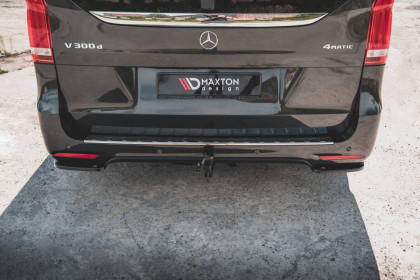 Splittery zadní boční V.1 Mercedes-Benz V-Class AMG-Line W447 Facelift černý lesklý plast