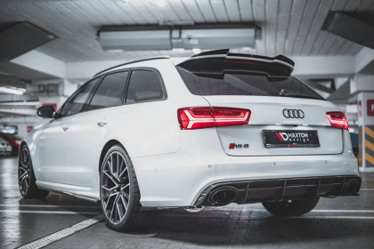 Prodloužení spoileru V.2 Audi RS6 C7 carbon look