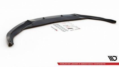 Spojler pod nárazník lipa V.4 Audi RS6 C7 černý lesklý plast