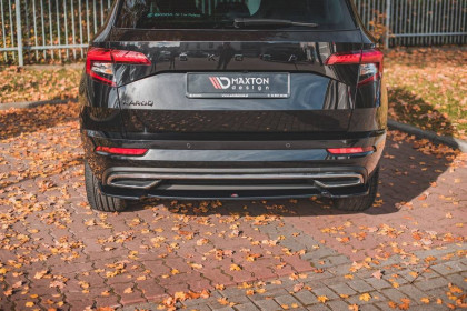 Spoiler zadního nárazníku Škoda Karoq Sportline carbon look