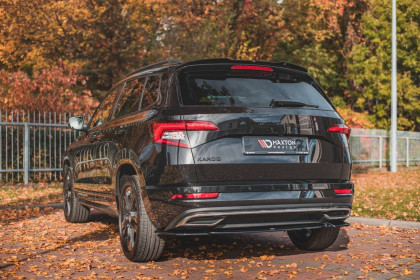 Spoiler zadního nárazníku Škoda Karoq Sportline carbon look