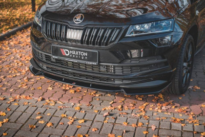 Spojler pod nárazník lipa Škoda Karoq Sportline černý lesklý plast