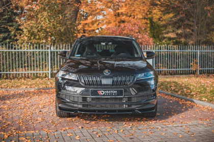 Spojler pod nárazník lipa Škoda Karoq Sportline carbon look