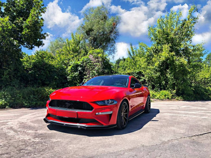 Spojler pod nárazník lipa Ford Mustang Mk. 6 Facelift carbon look