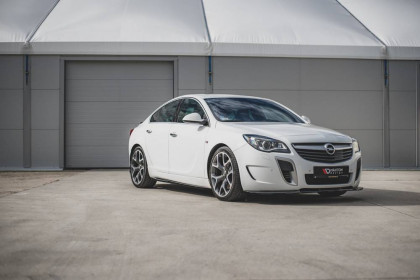 Prahové lišty Opel Insignia Mk. 1 OPC Facelift černý lesklý plast