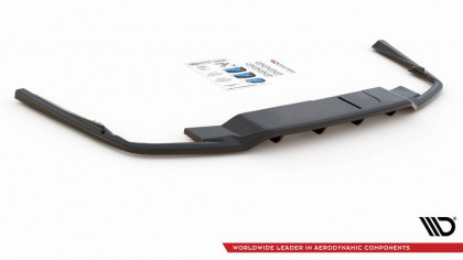 Spoiler zadního nárazníku Volvo S60 R-Design Mk3 se žebry carbon look