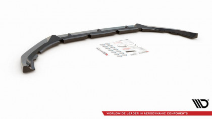 Spojler pod nárazník lipa V.1 Volvo S60 R-Design Mk3 černý lesklý plast