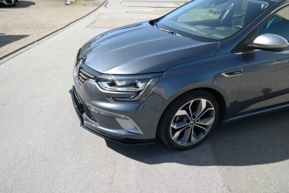 Spojler pod nárazník lipa Renault Megane Mk.4 GT-Line černý lesklý plast