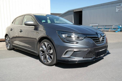 Spojler pod nárazník lipa Renault Megane Mk.4 GT-Line černý lesklý plast