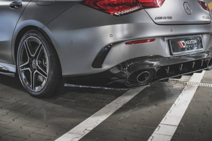 Splittery zadní boční Mercedes-AMG CLA 35 / 45 C118 černý lesklý plast