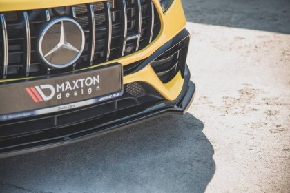 Spojler pod nárazník lipa V.1 Mercedes-AMG A 45 S W177 černý lesklý plast