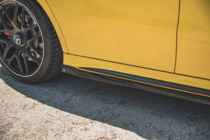 Prahové lišty Mercedes-AMG A 45 S W177 černý lesklý plast