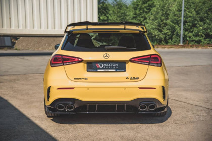 Prodloužení spoileru Mercedes-AMG A 45 S W177 černý lesklý plast