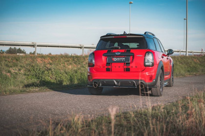 Difuzor zadního nárazníku Mini Countryman Mk2 F60 JCW černý lesklý plast