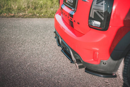 Splittery zadní boční Mini Countryman Mk2 F60 JCW černý lesklý plast