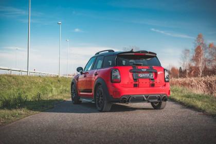 Prodloužení spoileru Mini Countryman Mk2 F60 JCW černý lesklý plast