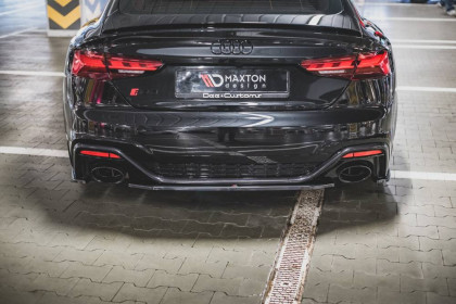 Difuzor zadního nárazníku Audi RS5 F5 Facelift černý lesklý plast