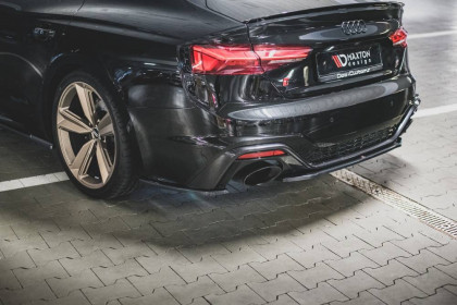 Difuzor zadního nárazníku Audi RS5 F5 Facelift černý lesklý plast