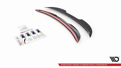 Prodloužení spoileru Peugeot 308 GT Mk2 Facelift černý lesklý plast