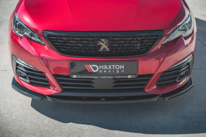Spojler pod nárazník lipa V.2 Peugeot 308 GT Mk2 Facelift carbon look