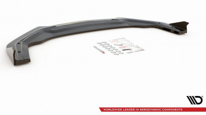 Spojler pod nárazník lipa + Flaps V.1 Ford Mustang GT Mk6 Facelift černý lesklý plast