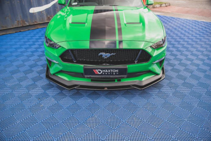 Spojler pod nárazník lipa + Flaps V.1 Ford Mustang GT Mk6 Facelift carbon look