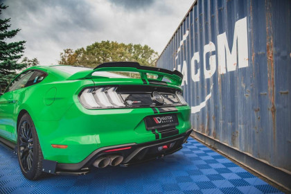 Prodloužení spoileru Ford Mustang GT Mk6 Facelift černý lesklý plast