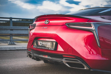 Prodloužení spoileru Lexus LC 500 černý lesklý plast