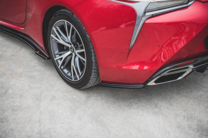 Splittery zadní boční Lexus LC 500 černý lesklý plast