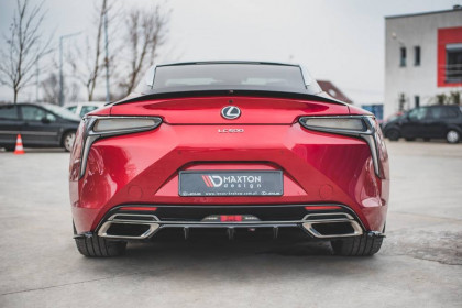 Splittery zadní boční Lexus LC 500 černý lesklý plast