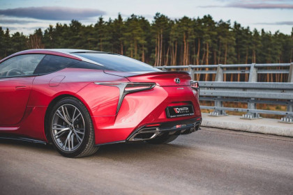 Splittery zadní boční Lexus LC 500 černý lesklý plast