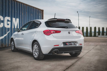 Spoiler zadního nárazníku V.1 Alfa Romeo Giulietta Facelift černý lesklý plast