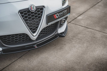 Spojler pod nárazník lipa V.2 Alfa Romeo Giulietta Facelift černý lesklý plast