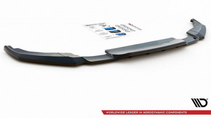 Spoiler zadního nárazníku Peugeot 2008 Mk2 se žebry černý lesklý plast