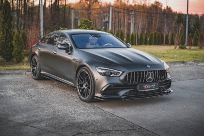 Spojler pod nárazník lipa V.1 Mercedes-AMG GT 53 4-Door Coupe černý lesklý plast