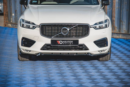 Spojler pod nárazník lipa V.2 Volvo XC60 Mk2 R-Design carbon look