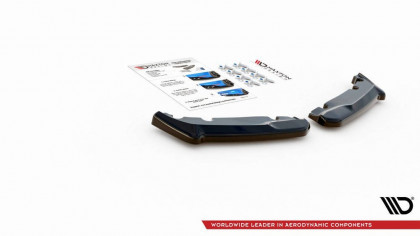 Splittery zadní boční V.1 Toyota GR Yaris Mk4 černý lesklý plast