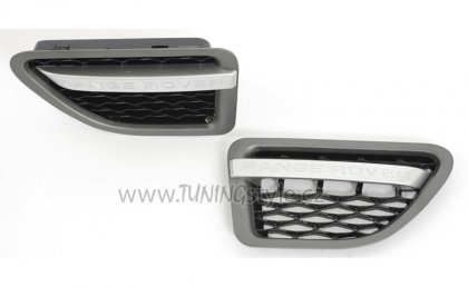 Boční mřížky Land Rover Range Rover Sport (06-09) Autobiography black/silver