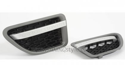 Boční mřížky Land Rover Range Rover Sport (06-09) Autobiography black/silver