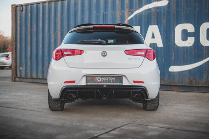 Difuzor zadního nárazníku Alfa Romeo Giulietta Facelift duplex černý lesklý plast