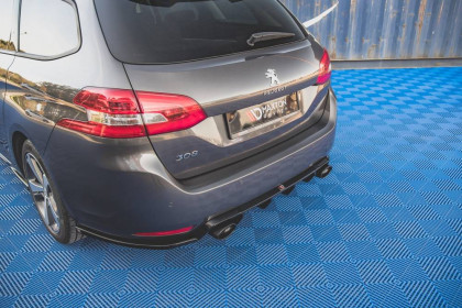 Splittery zadní boční Peugeot 308 SW Mk2 Facelift carbon look