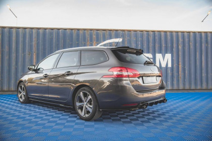 Splittery zadní boční Peugeot 308 SW Mk2 Facelift carbon look