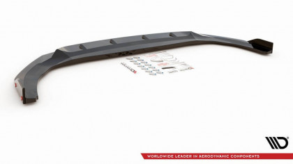 Spojler pod nárazník lipa + Flaps V.2 Volkswagen Golf 8 GTI černý lesklý plast