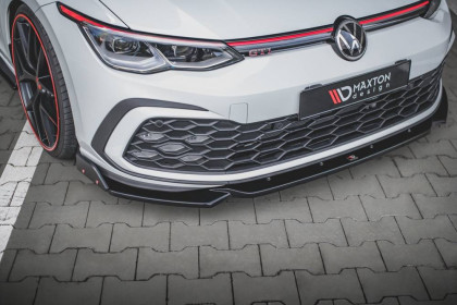 Spojler pod nárazník lipa + Flaps V.2 Volkswagen Golf 8 GTI carbon look