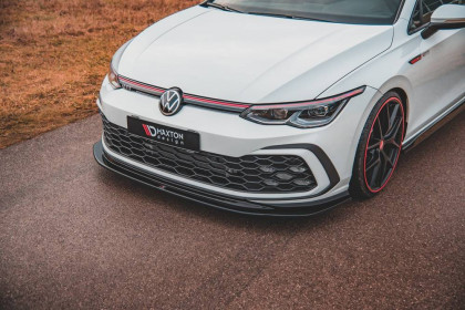 Spojler pod nárazník lipa V.5 Volkswagen Golf 8 GTI černý lesklý plast